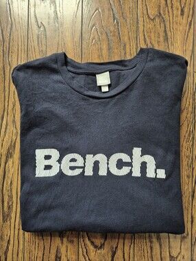 Bench Longsleeve Tee XL - Navy - Crewneck Shirt